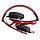 Дротові навушники накладні Kusen KS-611 ExtraBass Червоні, навушники з мікрофоном (проводные наушники), фото 3