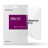 Защитная пленка для Motorola E13 (Противоударная гидрогелевая. Anti-Blue)