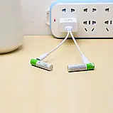 Батарейки AAA акумуляторні з роз'ємом USB Type-C від Smartoools на 1.5V/750mWh — 2 ШТ., фото 5