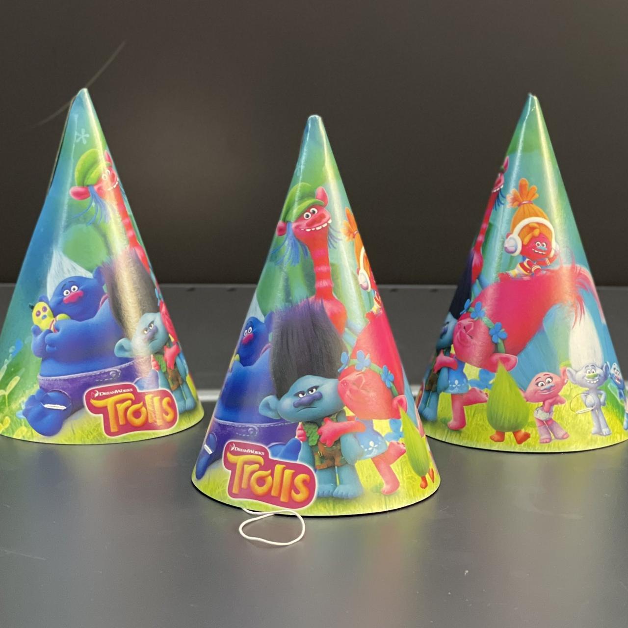 Ковпак святковий "Тролі", Колпак "Тролли", фото 1