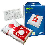 Мешки WORWO (4+микрофильтр) для пылесоса ZELMER 49.4200 красные ZMB03K