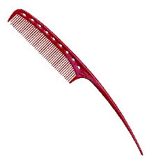 Гребінець Y.S.Park YS 104 Tail Comb з хвостиком, червоний (YS-104 Red)