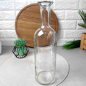 Графін для алкогольних напоїв 1л із міткою Uniglass Olimpus Carafe, фото 2