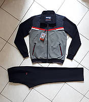 Спортивный костюм мужской турецкий серый прогулочный Серый, L