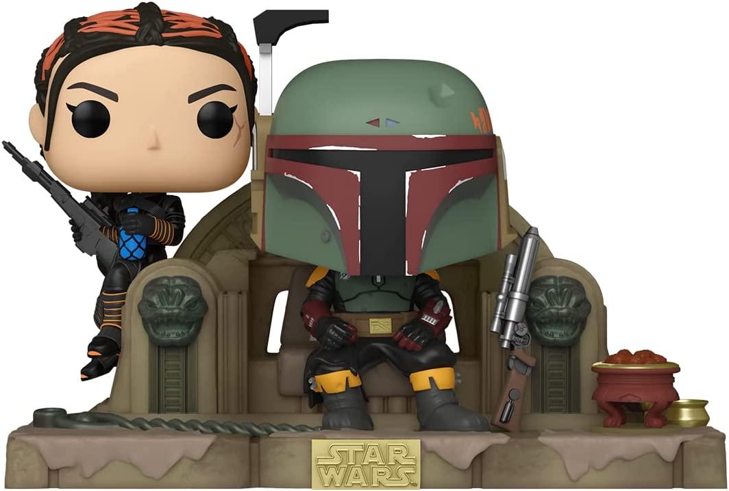 Фігурка Фанко Поп! Мандалорець Боба Фетт і Феннек на троні Funko Pop! Star Wars Mandalorian 58391
