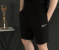 Спортивные мужские демисезонные шорты Найк / черные шорты Nike весна осень лето