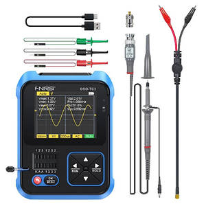 Осцилограф 3в1, тестер компонентів і генератор сигналів, FNIRSI DSO-TC3