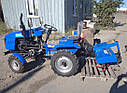 Грунтофреза 120 до мототрактора (KENTAVR 160B-9 / 200B-9) З ДОДАТКОВИМ РЕДУКТОРОМ І НАВІСНИМ МЕХАНІЗМОМ., фото 6