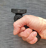 Ручка перенесення вогню DLG Tactical складана — поворотна в 5 положень Collapsable Picatinny Fore Grip чорна., фото 10