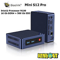 Beelink Mini S12 Pro Mini PC Intel® N100, 16GB+500Gb