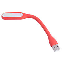 Фонарик гибкий LED USB, 1.2W, 4500 К, Red