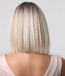 Перука каре білявка без чубчика, фото 3