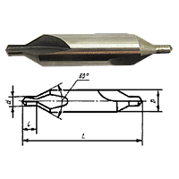 Сверло центровочное 1,8 мм ВК6М Тип A