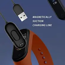 Кабель для фітнес-браслета SK USB для Xiaomi Mi Band 4 Black Black