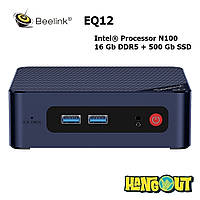 Beelink EQ12 Mini PC Intel® N100, 16GB+500Gb