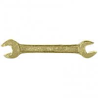 Ключ рожковый, 12 х 13 мм, желтый цинк Sibrteh 14305