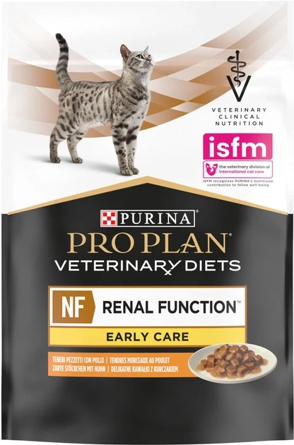 Вологий лікувальний корм для котів при хворобах нирок Purina Pro Plan Veterinary Diets NF Renal Function Early Care 85 г
