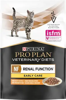 Вологий лікувальний корм для котів при хворобах нирок Purina Pro Plan Veterinary Diets NF Renal Function Early Care 85 г