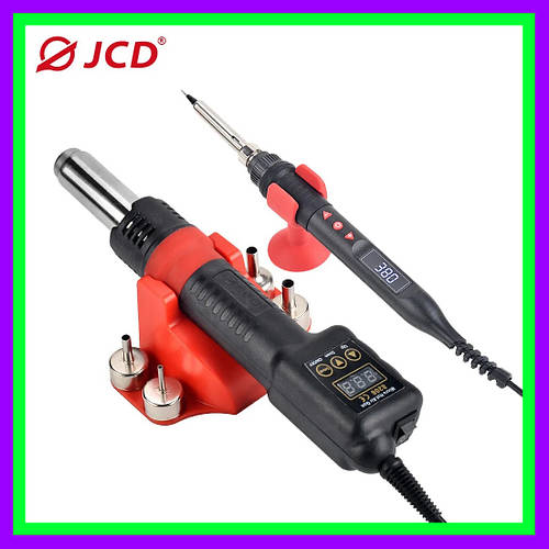Паяльний фен JCD 8208 750W + Паяльник JCD 908U 80W (ID#1834254567 ...