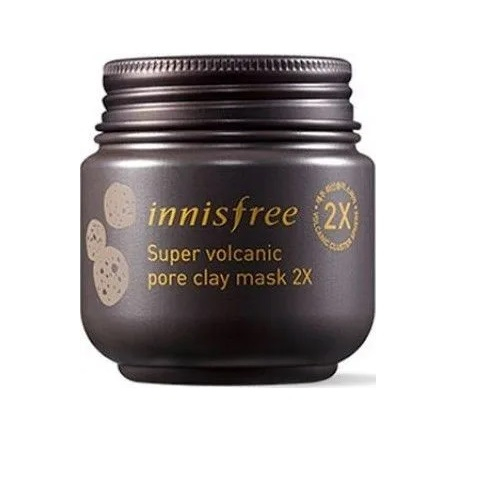 Очищаюча маска із вулканічним попелом маска Innisfree Jeju Volcanic Pore Clay Mask 2x 100ml