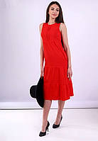 Платье женское Idiali натуральное красное
