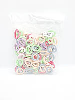 Безшовні міні резинки світлі смужка 100 штук