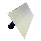 Шпатель зубчастий (гребінка) KUBALA з нержавіючої сталі, 130х270 мм, ЗУБ 10 мм, фото 2