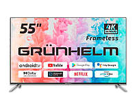Телевизор Grunhelm 55U700-GA11V (55'', Android TV, 4K, T2)