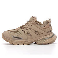 Женские кроссовки Balenciaga Track 3.0 Beige Premium, бежевые кроссовки баленсиага трек баленсияга