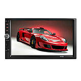 Автомагнітола 7012B 2din магнітола коротка база 7" під'єднання камери заднього огляду Bluetooth USB, фото 2