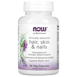 Вітаміни Hair, Skin & Nails Now Foods 90 капсул