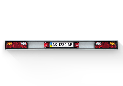 Новый! Бампер Schwarzmueller відбійник задній для напівпричіпу з неіржавкої сталі