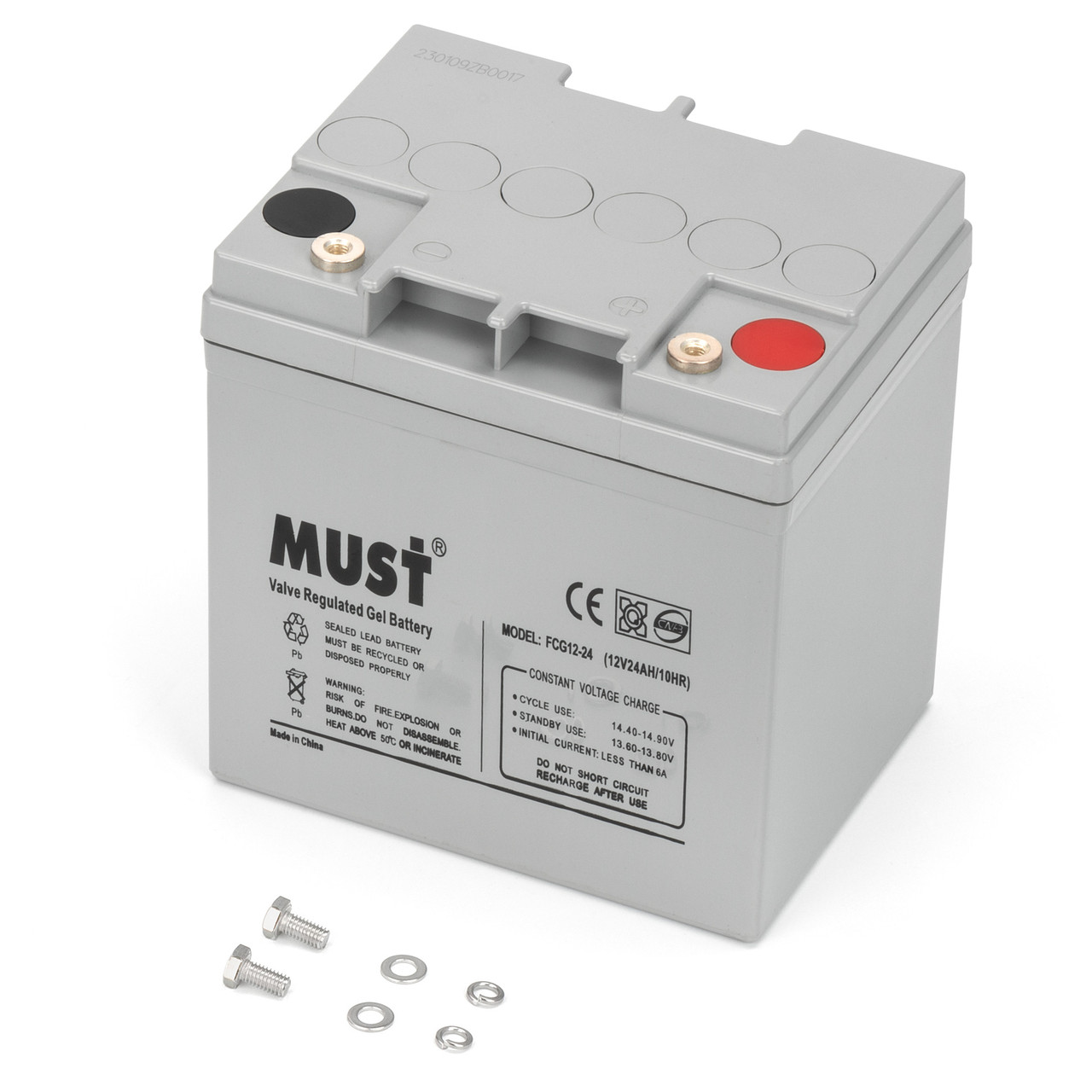 GEL акумулятор 24Ah 12V Must
