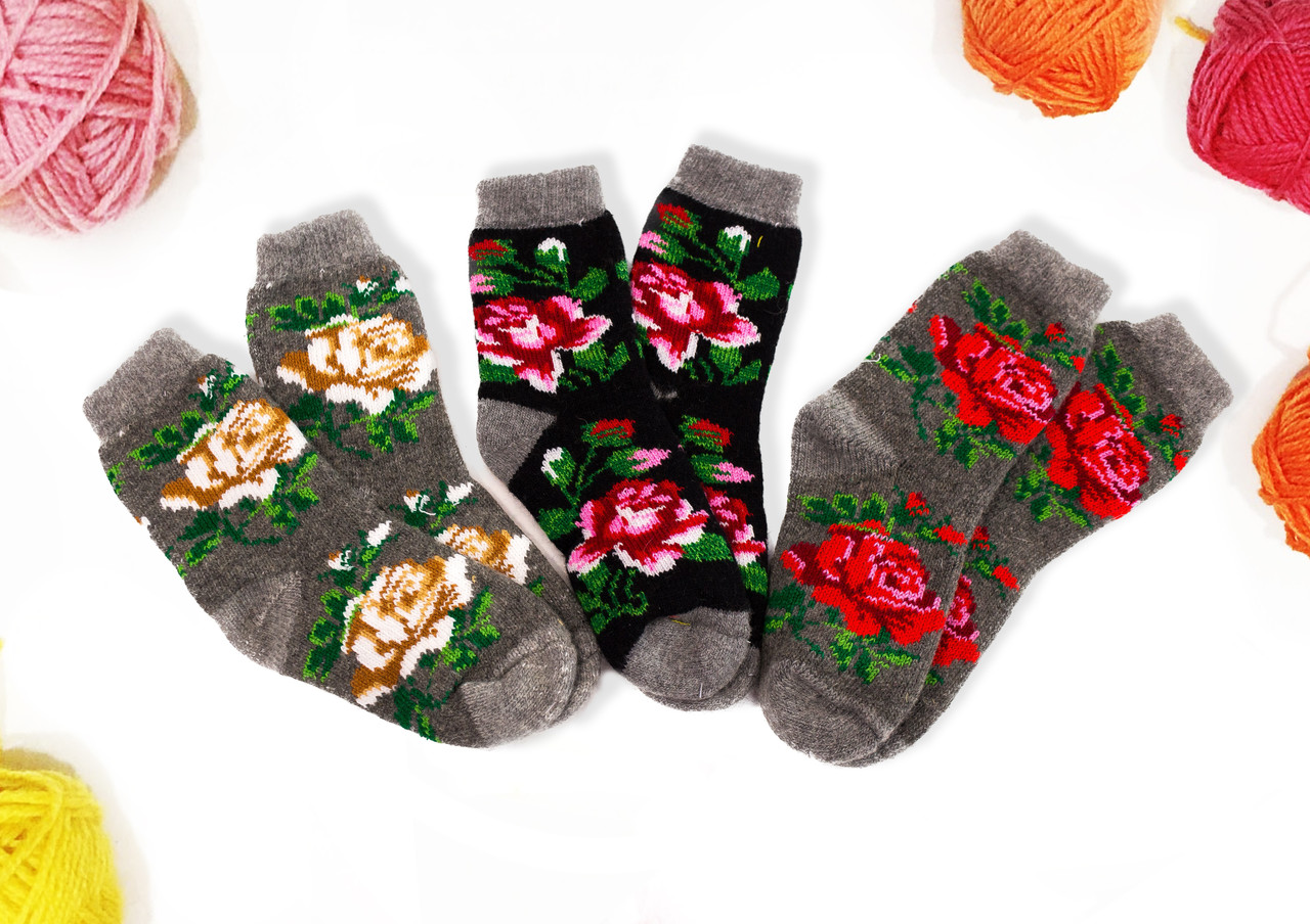 Жіночі ангорові шерстяні шкарпетки, фото 1