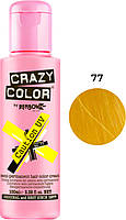 Тинт-краска для волос №77 неоновый желтый Crazy Color, 100 мл