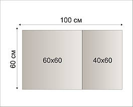 Чорно-біла Картина Годинники з Конями Декор на Стіну з 2 частин Дві Коні Картина з Тваринами Креатив з Годинниками, фото 2