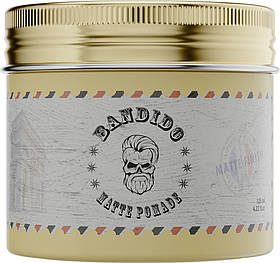 Помада матова для укладання волосся Matte Finish Pomade Bandido, 125 мл