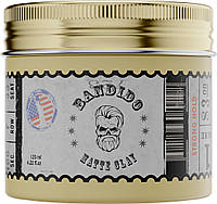 Помада матовая для укладки волос сильной фиксации Matte Clay Pomade Bandido, 125 мл