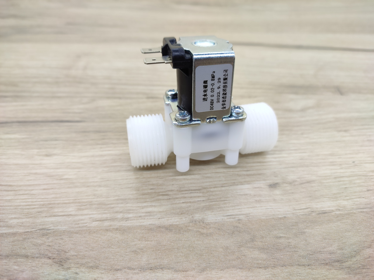 Клапан електромагнітний 3/4 нормально закритий 48 вольтів, фото 1
