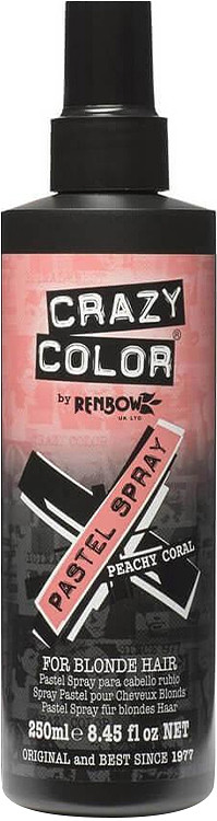 Кольоровий спрей Crazy Color персиковий, 250 мл