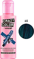 Тинт-краска для волос №45 глубокий синий Crazy Color, 100 мл