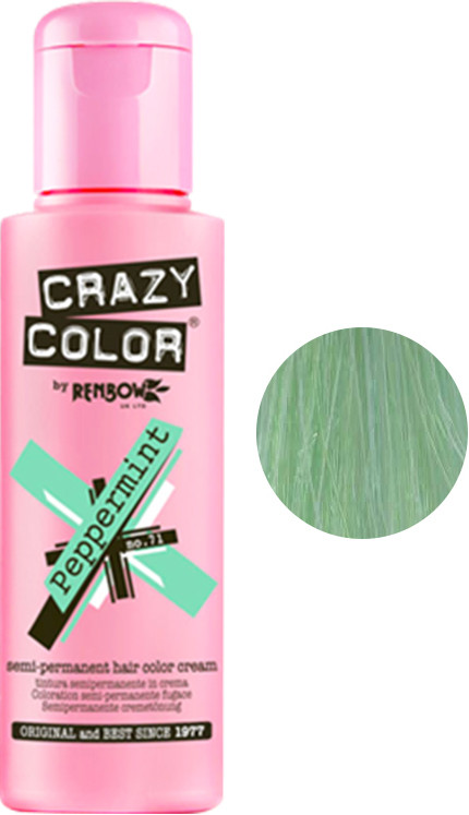 Тінт-фарба для волосся перцева м'ята CRAZY COLOR