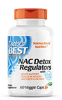 Регуляторы детоксикации с N-ацетилцистеином, Doctor's Best, Best NAC Detox Regulators, 60 капсул