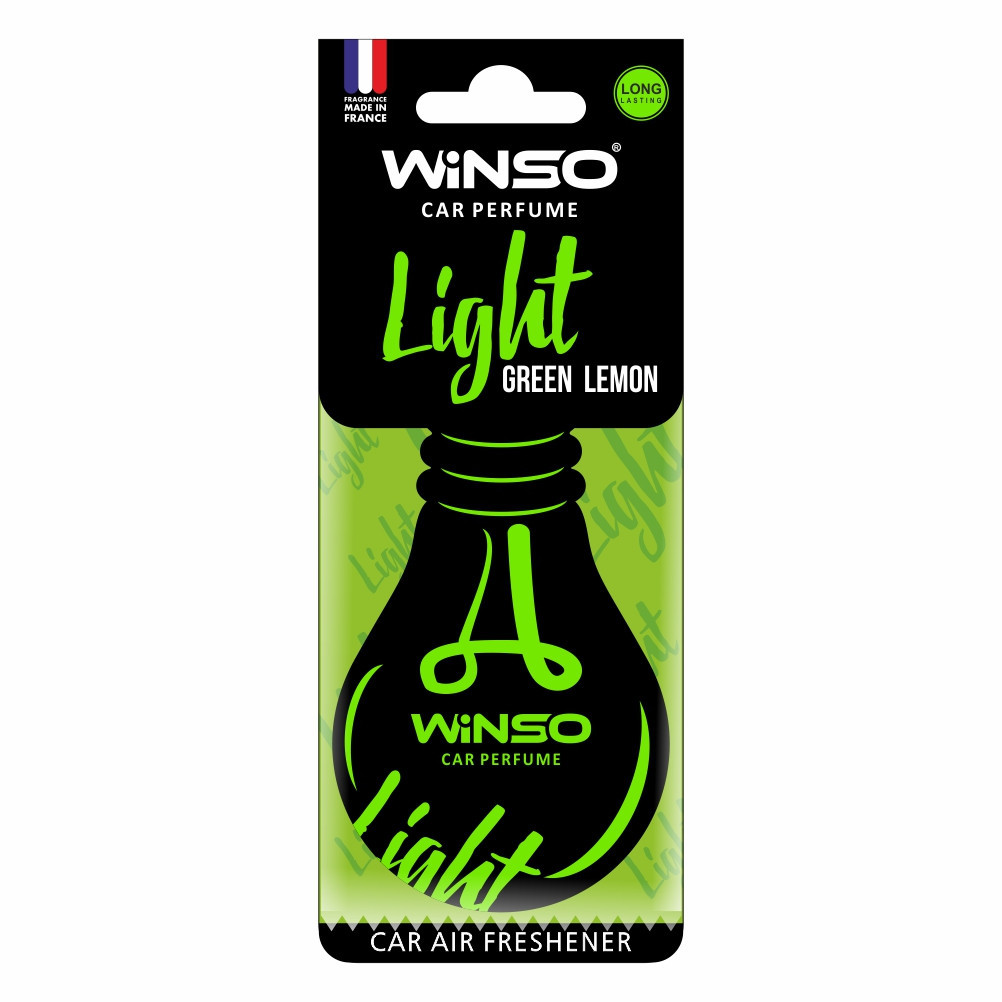 Ароматизатор картка Light Green Lemon Winso (50) 532980