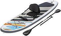Надувна дошка для серфінг-плавання SUP-борд Bestway 65341 з насосом та веслом 305x84x12 см