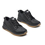 Якісні чоловічі кросівки New Balance з натуральної шкіри model-95ч, чорні, фото 2