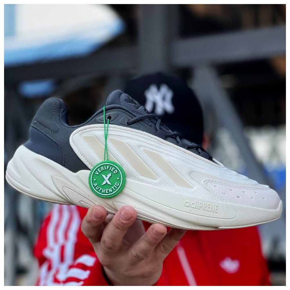 Чоловічі кросівки Adidas Ozelia Beige Black, кросівки адідас озелія