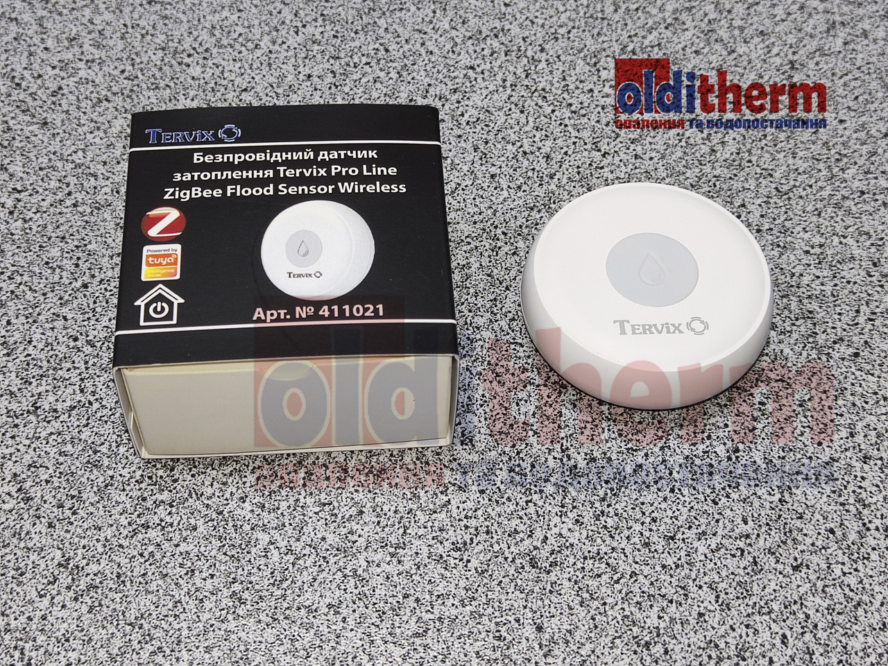 Беспроводный датчик затопления Tervix Pro Line ZigBee Flood Wireless Sensor - фото 1 - id-p1223207764