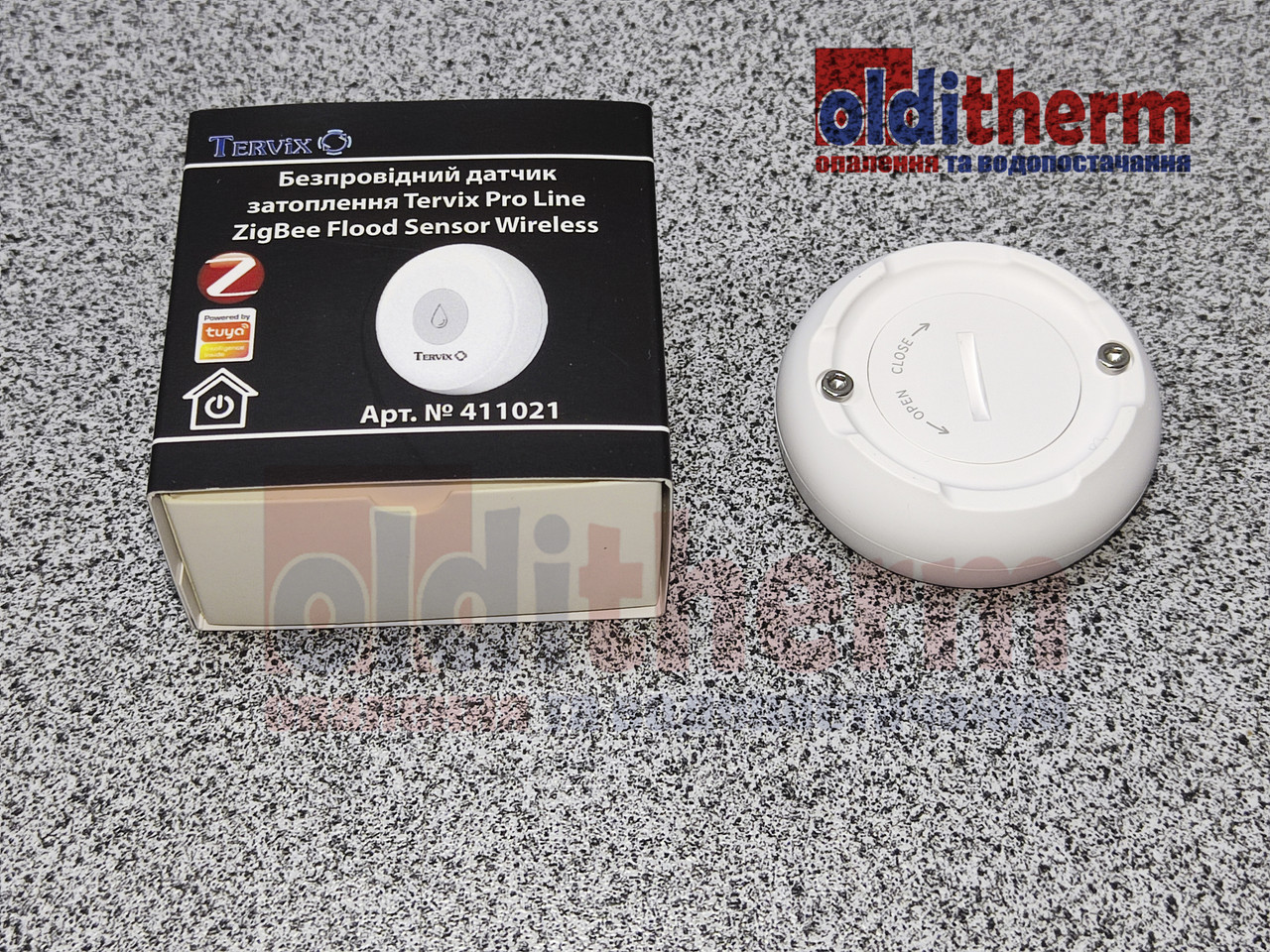 Беспроводный датчик затопления Tervix Pro Line ZigBee Flood Wireless Sensor - фото 2 - id-p1223207764