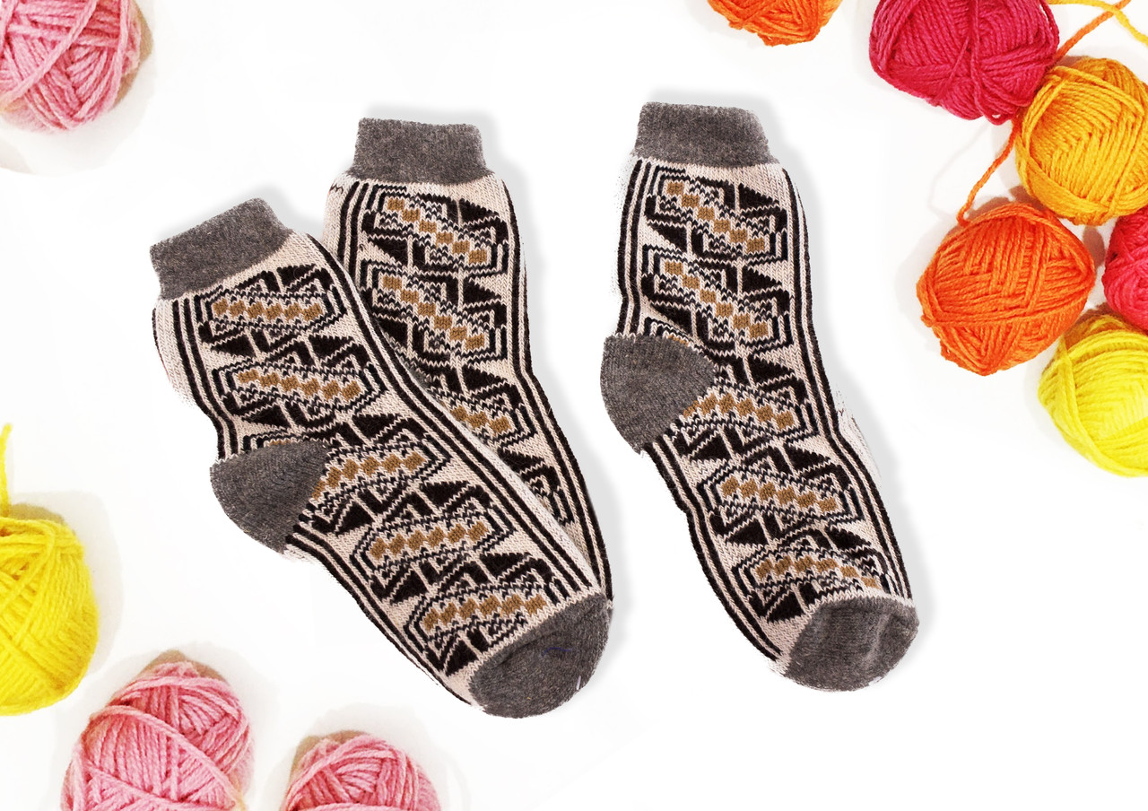 Чоловічі ангорові шерстяні шкарпетки